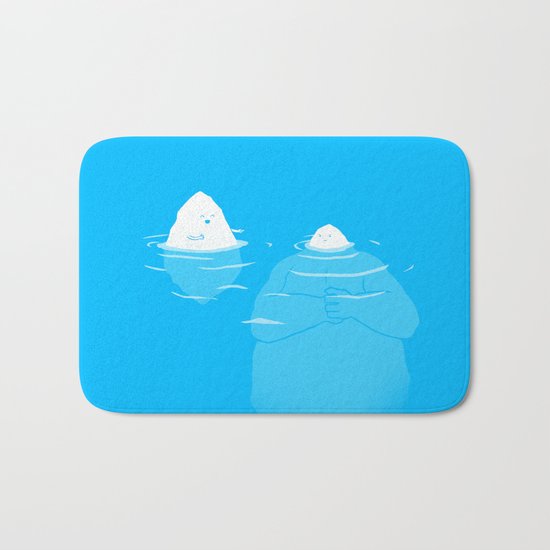 The Tip Of The Iceberg Bath Mat