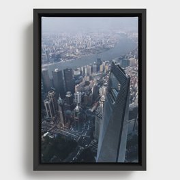Modern Shanghai Framed Canvas