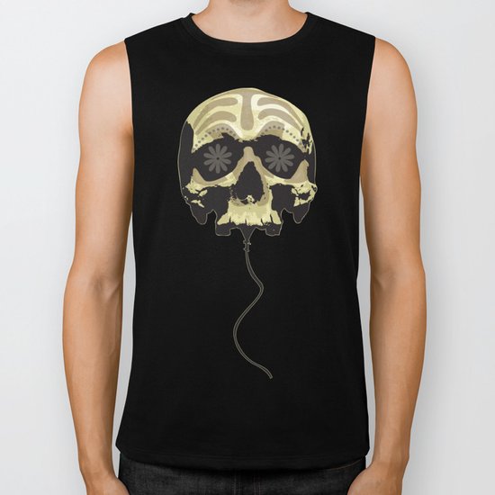 Balloon skull Biker Tank
