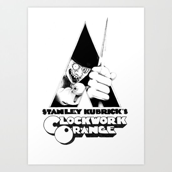 Clockwork Orange Art Print
