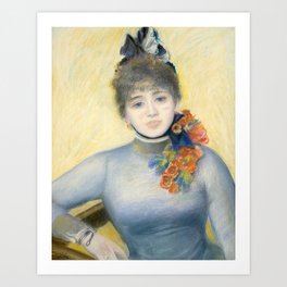 Caroline Remy, Severine, 1885 by Pierre-Auguste Renoir Art Print