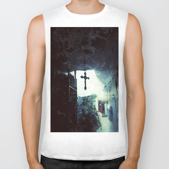 Faith inside the house Biker Tank
