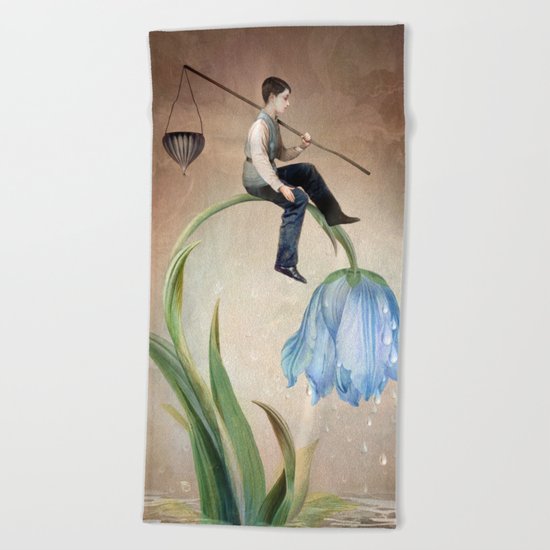 The Gift of Rain Beach Towel