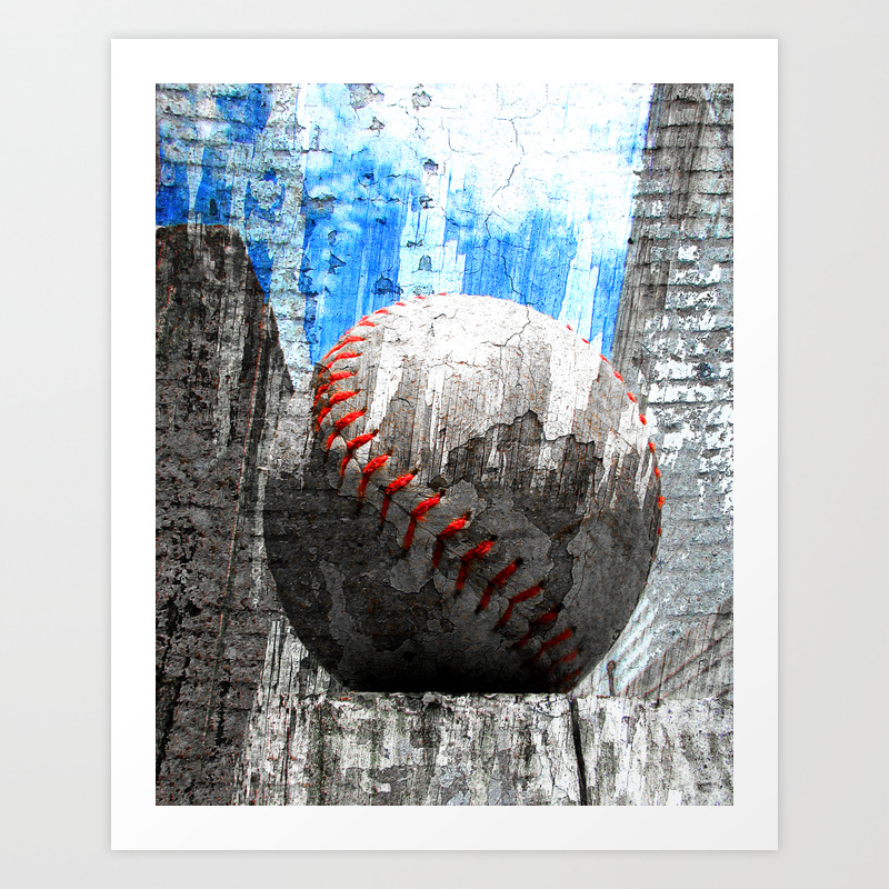 Baseball Painting Vs 12 Art Print By Takumipark Society6