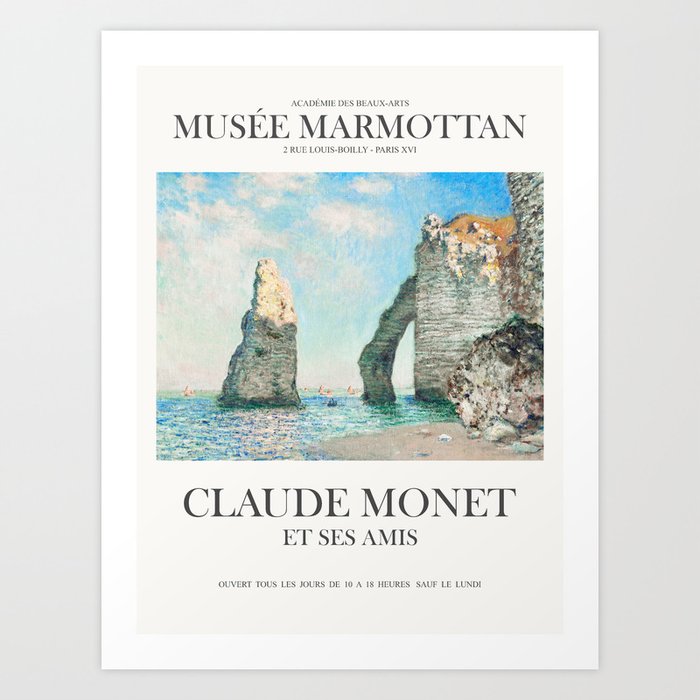 Claude Monet Art Exhibition Art Print