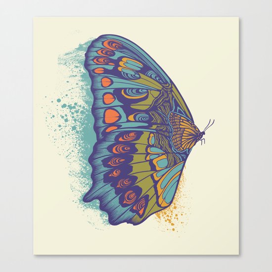 Butterfly Life Cycle Canvas Print