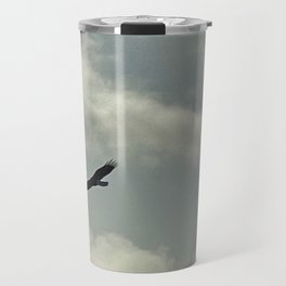 Soaring Bald Eagle  Travel Mug