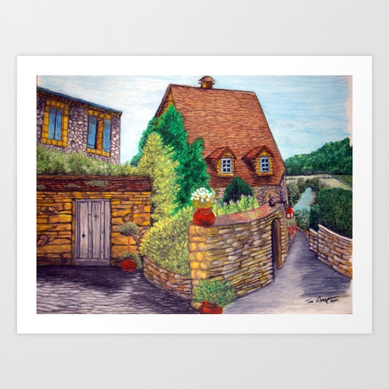English Village Art Print