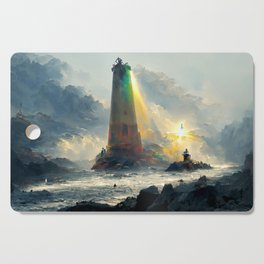 Lighthouse Art - A Ray of Light C Cutting Board