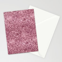 Luxury Pink Glitter Pattern Stationery Card