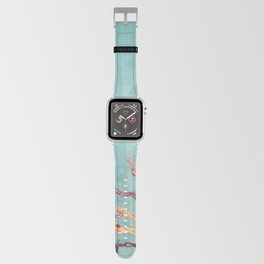 Underwater Seascape Embroidery Apple Watch Band