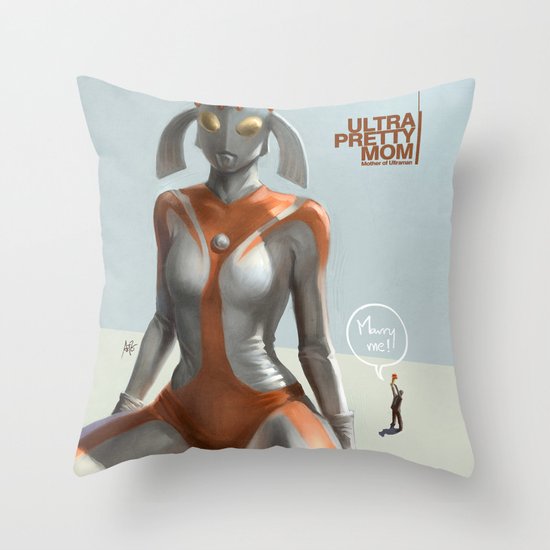 Ultra Pretty Mom Throw Pillow