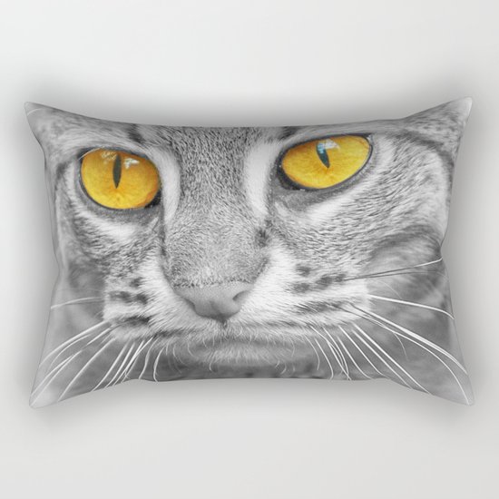 RUSTY SPOTTED CAT Rectangular Pillow