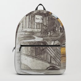 NYC Yellow Cabs Avenue - SKETCH Backpack
