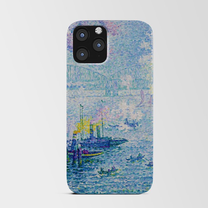 The Port of Rotterdam by Paul Signac (1907) iPhone Card Case