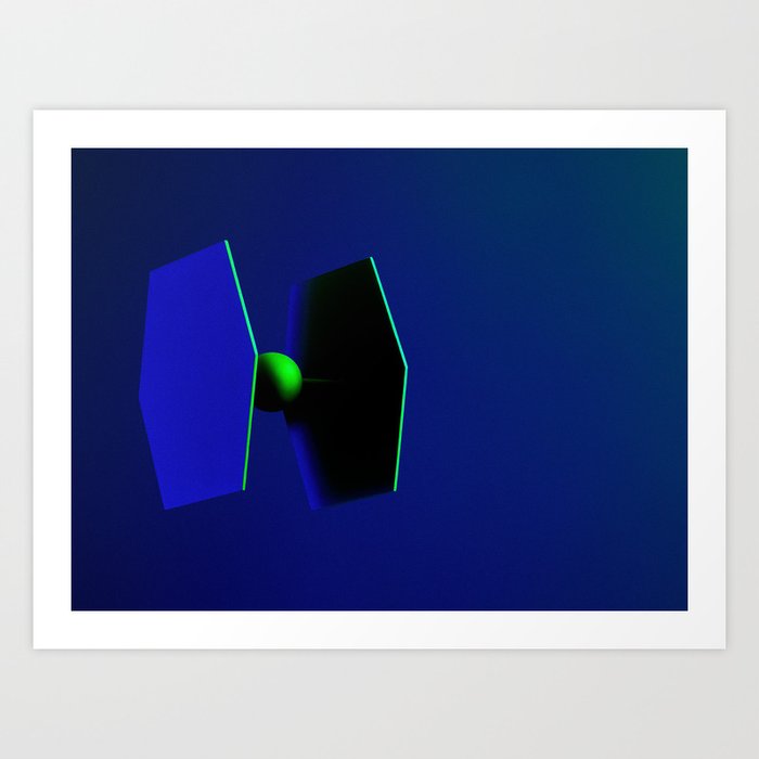 HYPERDRIVE / The Fighter 01 Art Print