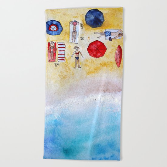 Under the sun Beach Towel