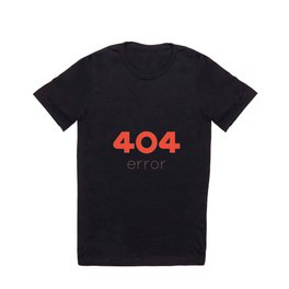 ERROR 404 red T Shirt