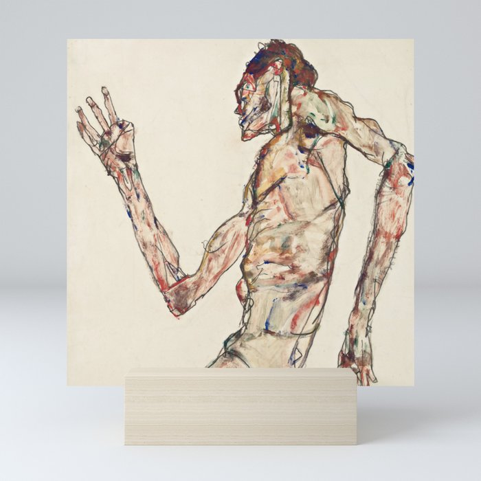 Egon Schiele "The Dancer" Mini Art Print