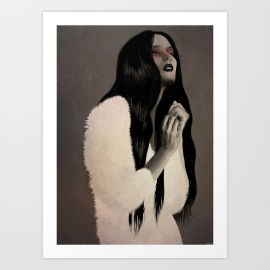 Red eye Art Print