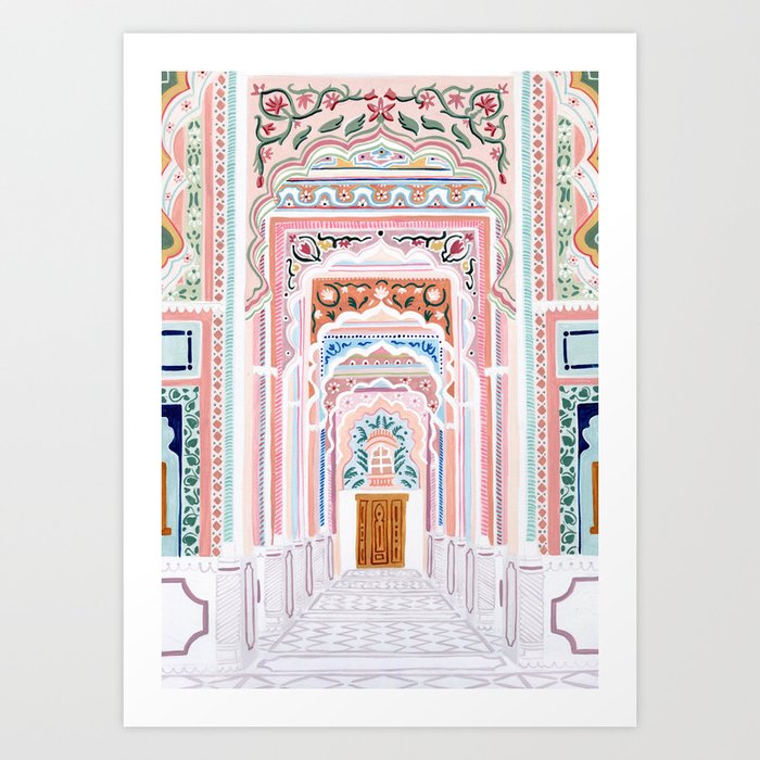 Patrika Gate, India Art Print
