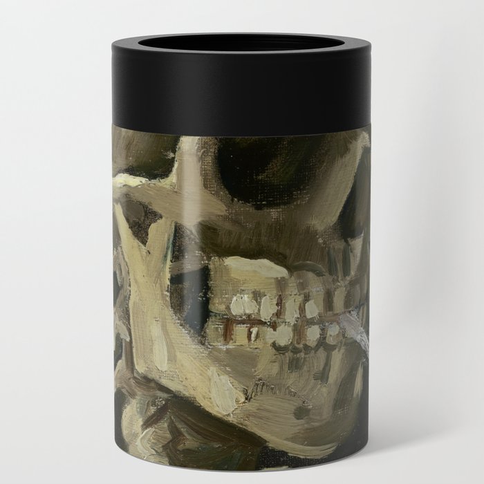 Van Gogh - Head of a skeleton with a burning cigarette Can Cooler