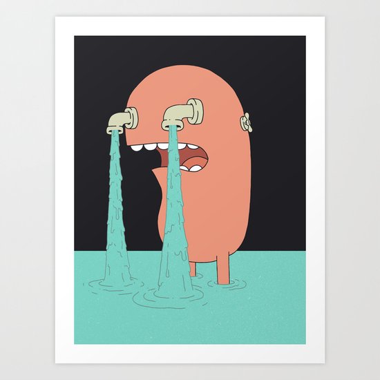 Get Over It Art Print