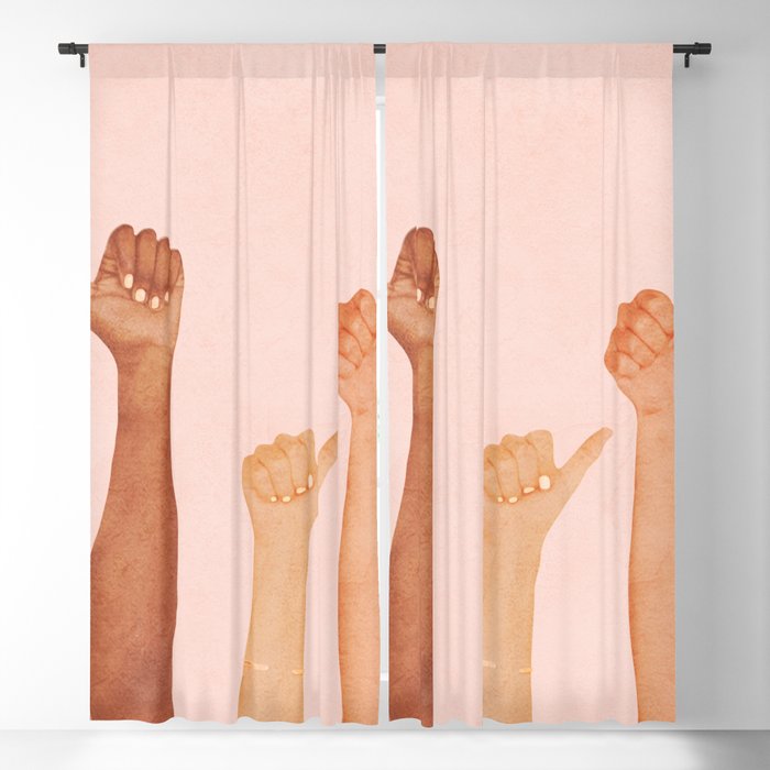 Thumbs Up! Blackout Curtain
