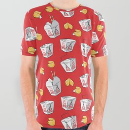 Chinese takeout - red All Over Graphic Tee