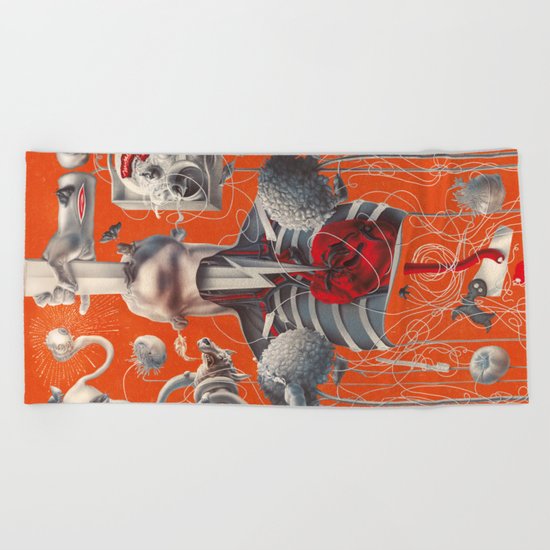 Anatomy of Lust Beach Towel