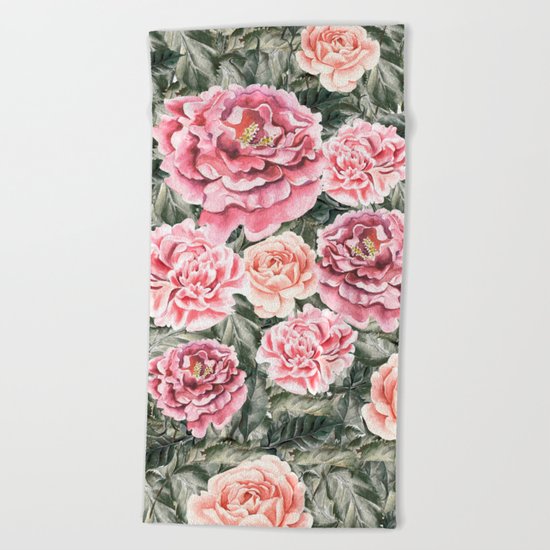 Summer Garden II Beach Towel