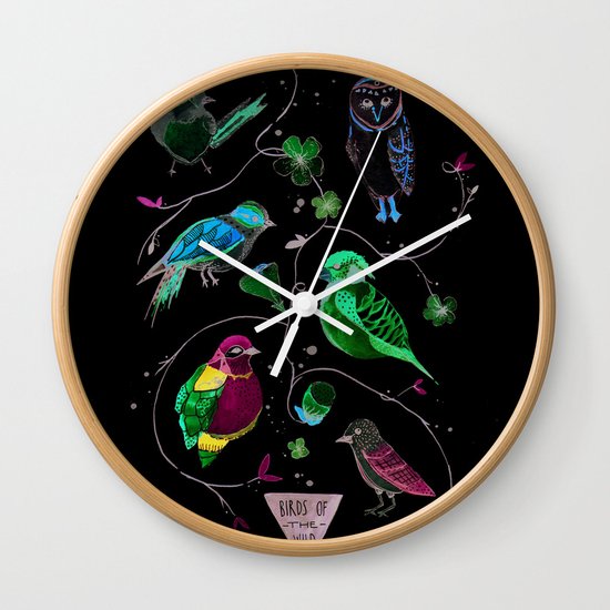 BIRDS OF THE WILD Wall Clock