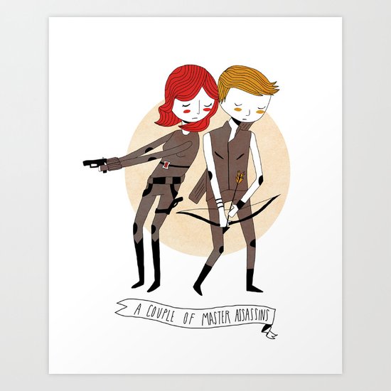 A Couple of Master Assassins Art Print