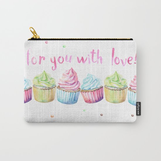 For You with Love Carry-All Pouch