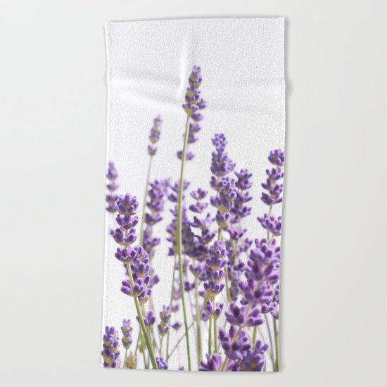 Purple Lavender #1 #decor #art #society6 Beach Towel