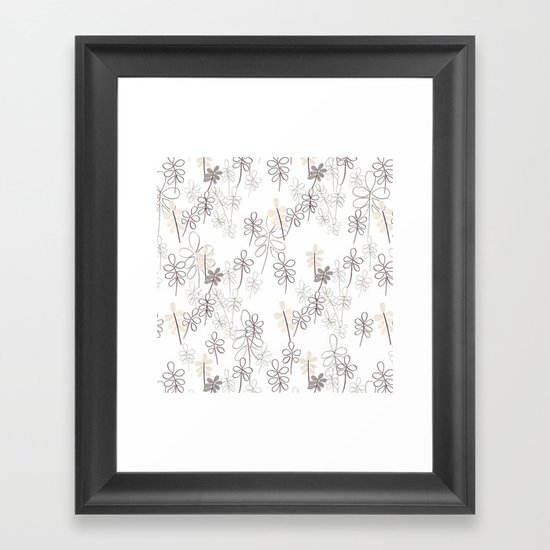 Spring leaves Framed Art Print