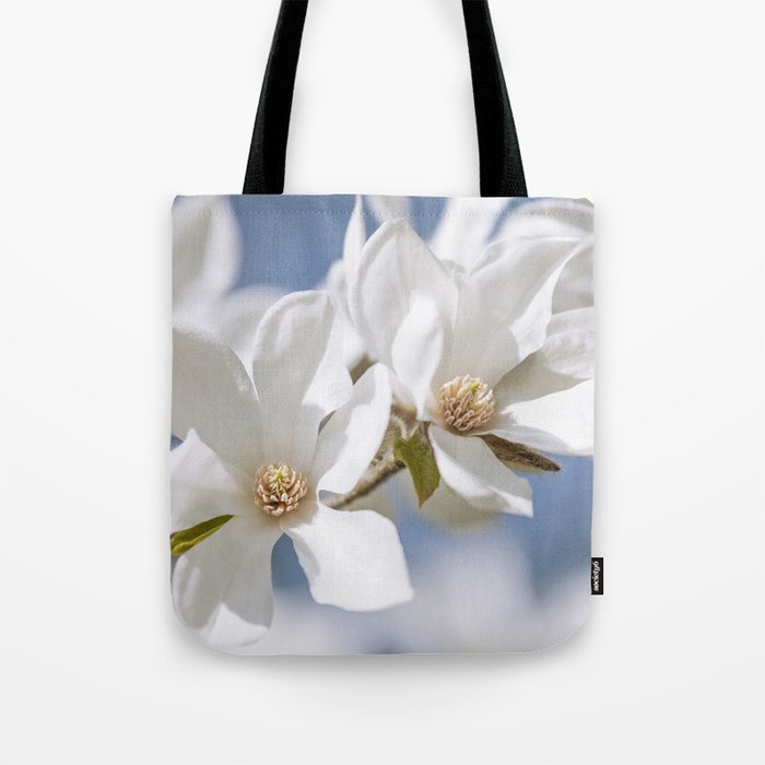 White Magnolia Tote Bag
