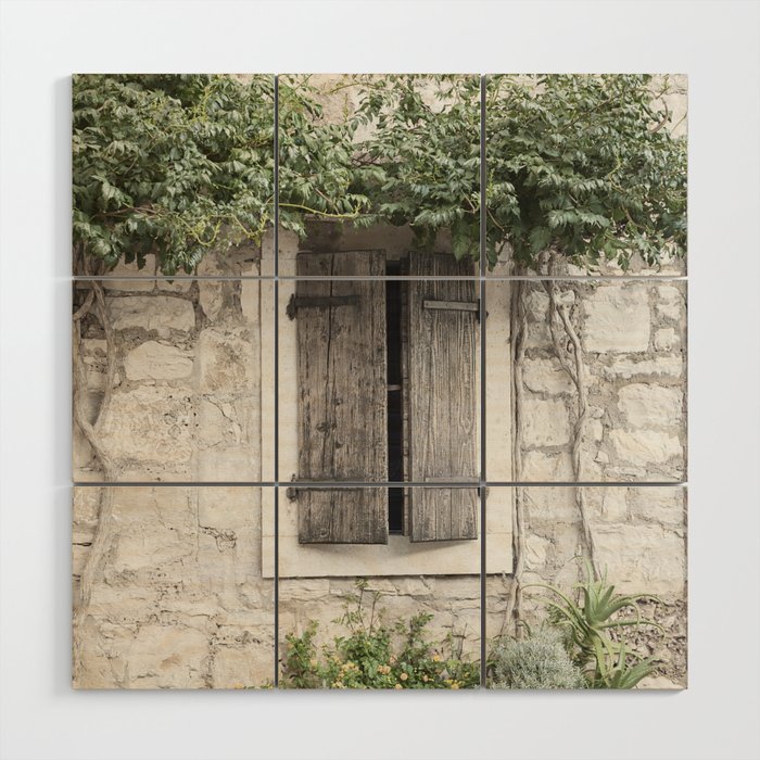 Mediterranean Window  Wood Wall Art