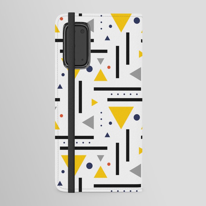 Modern Geometric Pattern Android Wallet Case