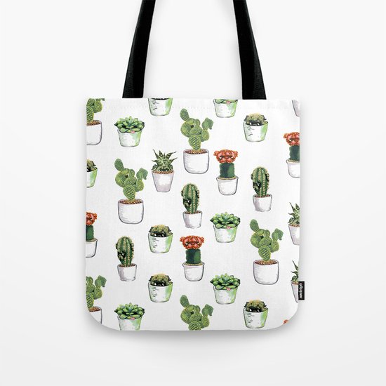 Cacti & Pugculents Tote Bag