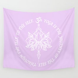 Yoga is the journey of the self, through the self, to the self. Yoga Mandala Lotus Design Wall Tapestry