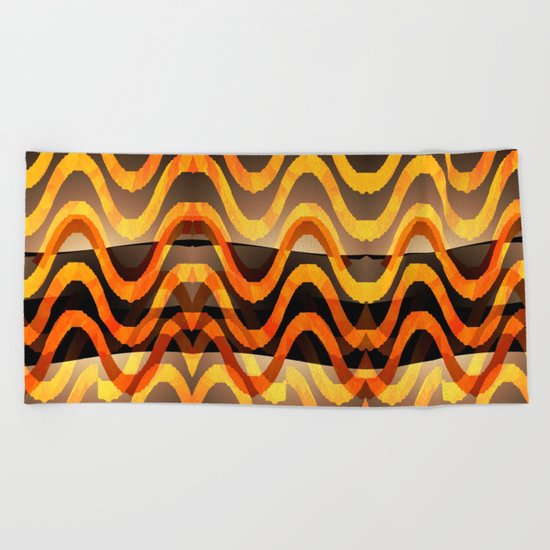 Shimmering Heat Beach Towel