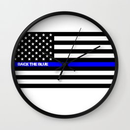 White White Society6 Black Lives Matter Filled by Sadiesavestheday on Wall Clock 