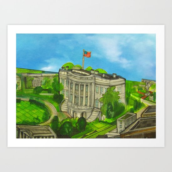 The White House - DC 2011 Art Print
