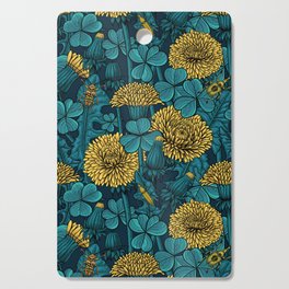 The meadow in yellow and blue Cutting Board