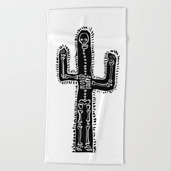 Cactus&Bones Beach Towel