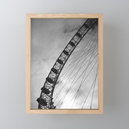 The London Eye  Framed Mini Art Print