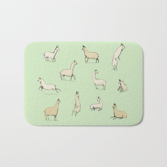 Llamas Bath Mat