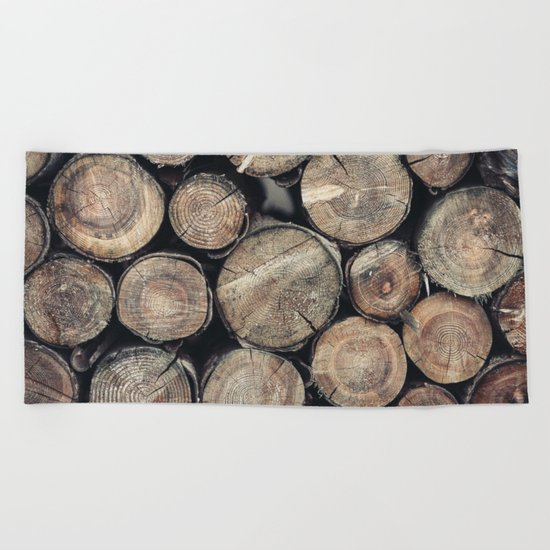 Wood Spirit Beach Towel