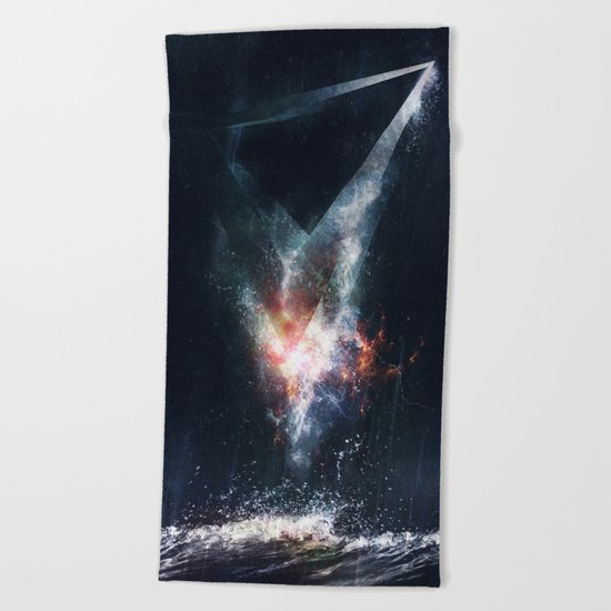 They lied to me Beach Towel